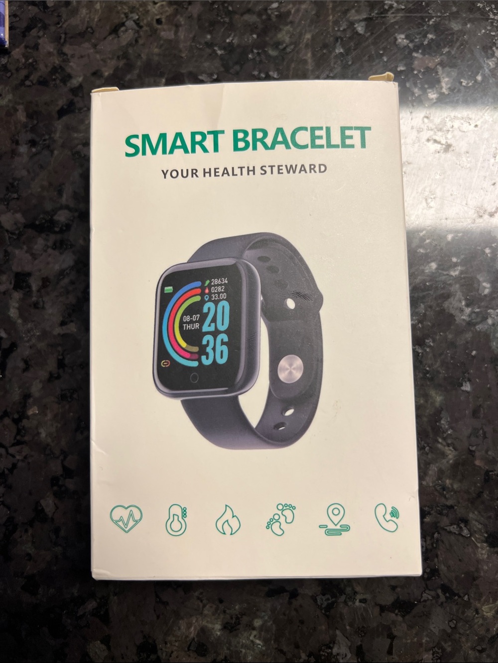 Smart Bracelet Fitness Watch RoHS - Black